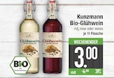 Bio-Glühwein rot von Kunzmann im aktuellen EDEKA Prospekt für 3,00 €