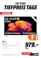 55 Zoll OLED Fernseher Angebote im Prospekt "LET'S GO! TIEFPREISTAGE" von MediaMarkt Saturn 55 Zoll OLED Fernseher Angebote im Prospekt "LET'S GO! TIEFPREISTAGE" von MediaMarkt Saturn auf Seite 3