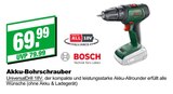 Akku-Bohrschrauber Angebote von BOSCH bei EGGER Fachmarkt Landshut für 69,99 €