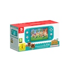 Console Nintendo Switch Lite Turquoise + Animal Crossing New Horizons - NINTENDO en promo chez Carrefour Créteil à 196,75 €