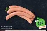 Bio-Bratwurst im aktuellen tegut Prospekt für 1,69 €