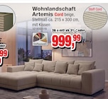Wohnlandschaft Artemis Angebote bei Die Möbelfundgrube Trier für 999,99 €