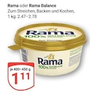 Aktuelle Margarine Angebote bei GLOBUS in Leipzig Aktuelles Rama Angebot bei GLOBUS in Leipzig ab 1,11 €