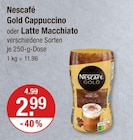 Gold Cappuccino oder Latte Macchiato Angebote von Nescafé bei V-Markt Regensburg für 2,99 €