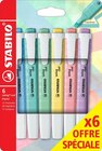 Etui carton de 6 surligneurs Stabilo Swing Cool Pastel - Stabilo - Fnac Etui carton de 6 surligneurs Stabilo Swing Cool Pastel - Stabilo à 4,59 € dans le catalogue Fnac