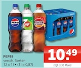 PEPSI Angebote bei Getränke Oase Dorsten für 10,49 €