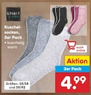 Kuschelsocken, 3er Pack bei Netto Marken-Discount im Pforzheim Prospekt für 4,99 €