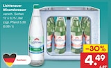 Mineralwasser im Angebot bei Netto Marken-Discount in Gera Mineralwasser Angebote von Lichtenauer bei Netto Marken-Discount Gera für 4,49 €