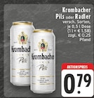 Pils oder Radler Angebote von Krombacher bei E center Solingen für 0,79 €