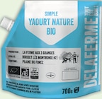 Yaourt Brassé Nature Fermier Bio - DELAFERME dans le catalogue Intermarché Super
