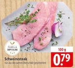 Aktuelles Schweinesteak Angebot bei famila Nordost in Lübeck ab 0,79 €