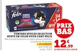 Tendres Effilés Sélection Mixte en Gelée pour Chat - Purina Felix dans le catalogue Super U