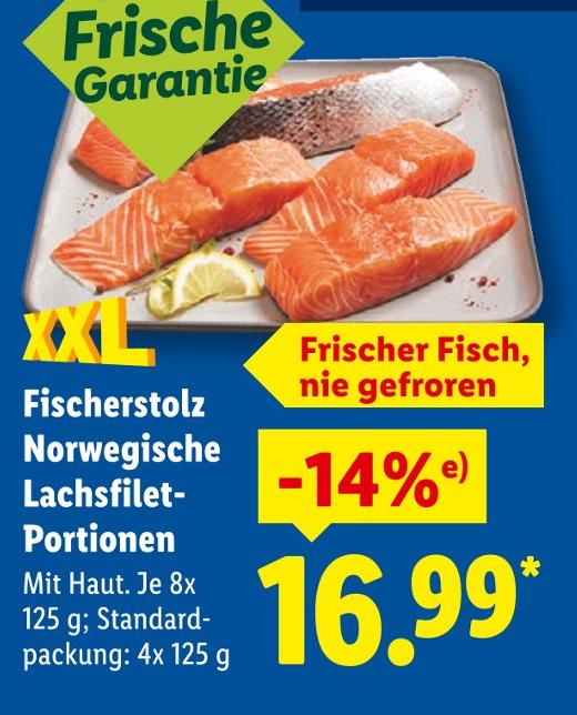 Norwegische Lachsfilet-Portionen