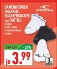 Damen/Herren Sneaker-Quartersocken Footies im Angebot bei Marktkauf in Lemgo Damen/Herren Sneaker-Quartersocken Footies Angebote von O'Neill bei Marktkauf Lemgo für 3,99 €