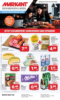 Markant Nordwest Prospekt der Woche "DER MARKT FÜR GUTES ESSEN UND TRINKEN" Seite 1, 20.10.2025 bis 25.10.2025 für Nordenham Aktueller Markant Nordwest Prospekt "DER MARKT FÜR GUTES ESSEN UND TRINKEN" Seite 1 von 12 Seiten für Nordenham