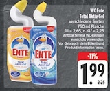 Total Aktiv Gel Citrus Fresh Angebote von WC Ente bei EDEKA Hof für 1,99 €