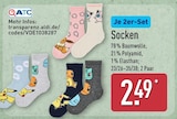 ALDI Nord Löbau - Socken Angebot im Prospekt Socken bei ALDI Nord im Löbau Prospekt für 2,49 €