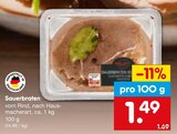 Aktuelle Sauerbraten Angebote bei Netto Marken-Discount in Bochum Aktuelles Sauerbraten Angebot bei Netto Marken-Discount in Bochum ab 1,49 €