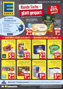 Mineralwasser Angebot im aktuellen EDEKA Prospekt auf Seite 1