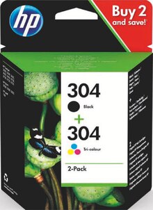 PACK DE 2 CARTOUCHES D’ENCRE 304 - Bureau Vallée à Grigny PACK DE 2 CARTOUCHES D’ENCRE 304 en promo chez Bureau Vallée Grigny à 17,80 €