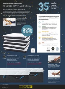 Matratze im BRAUN Möbel-Center Prospekt "BRAUN SHOPPING WEEK" mit 32 Seiten (Freiburg (Breisgau))