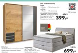 SCHWEBETÜRENSCHRANK oder BOXSPRINGBETT von EMDEN oder LUKE im aktuellen porta Möbel Prospekt