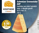Schweizer Emmentaler AOP von  im aktuellen V-Markt Prospekt für 1,99 €