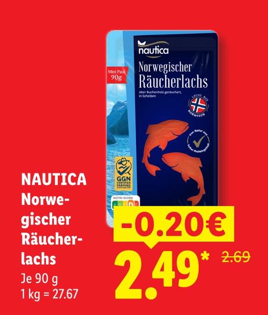 Norwegischer Räucherlachs