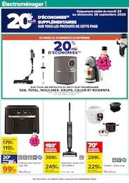 Offre Rowenta dans le catalogue Carrefour du moment à la page 74