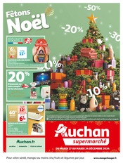 Bûche De Noël Angebote im Prospekt "Fêtons Noël" von Auchan Supermarché Bûche De Noël Angebote im Prospekt "Fêtons Noël" von Auchan Supermarché auf Seite 1