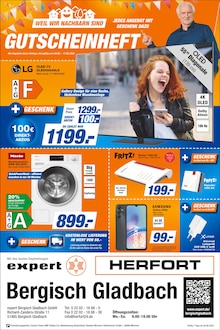 Waschmaschine im aktuellen expert Prospekt (Bergisch Gladbach) Waschmaschine im expert Prospekt "Top Angebote" mit 12 Seiten (Bergisch Gladbach)