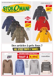 Stokomani Catalogue "Des articles à prix fous ? Ici, c'est toute l'année !", 8 pages, Éragny, 06/10/2022 - 17/10/2022 Stokomani Catalogue "Des articles à prix fous ? Ici, c'est toute l'année !", 8 pages, Éragny, 06/10/2022 - 17/10/2022