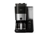 All-in-1 Brew Filterkaffeemaschine mit integriertem Mahlwerk HD7900/90, Kaffeemaschine Zeitschaltuhr (Timer) Schwarz/Edelstahl im MediaMarkt Saturn Prospekt All-in-1 Brew Filterkaffeemaschine mit integriertem Mahlwerk HD7900/90, Kaffeemaschine Zeitschaltuhr (Timer) Schwarz/Edelstahl von PHILIPS im aktuellen MediaMarkt Saturn Prospekt für 239,99 €