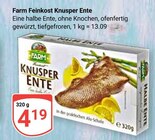 Knusper Ente Angebote von Farm Feinkost bei GLOBUS Speyer für 4,19 €