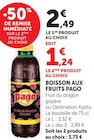 Boisson aux fruits - Pago - U Express Boisson aux fruits - Pago à 1,24 € dans le catalogue U Express