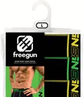 Lot de 4 boxers - FREEGUN en promo chez Intermarché Contact Pau à 9,99 €