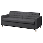 3er-Bettsofa Gunnared dunkelgrau/Holz Gunnared dunkelgrau/Holz Angebote von LANDSKRONA bei IKEA Willich für 811,10 €