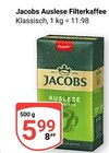 Auslese Filterkaffee im Angebot bei GLOBUS in Kempen Auslese Filterkaffee Angebote von Jacobs bei GLOBUS Kempen für 5,99 €