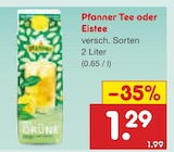 Tee Angebote von Pfanner bei Netto Marken-Discount Lehrte für 1,29 €