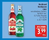 Saure Kirsche Likör Angebote von Nordbrand Nordhausen bei Marktkauf Leipzig für 3,99 €