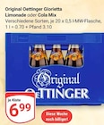 Glorietta Limonade Angebote von Original Oettinger bei GLOBUS Mannheim für 6,99 €