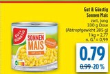 Sonnen Mais Angebote von Gut & Günstig bei diska Dresden für 0,79 €
