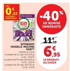 Détergent vaisselle machine(A) - Fairy - Super U à Saint-Priest Détergent vaisselle machine(A) - Fairy en promo chez Super U Saint-Priest à 6,95 €