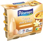 Crème aux œufs saveur vanille - PÂTURAGES en promo chez Intermarché Crème aux œufs saveur vanille - PÂTURAGES dans le catalogue Intermarché