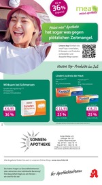 mea - meine apotheke Apotheken Prospekt der aktuellen Woche mit 4 Seiten, gültig von 01.07.2026 bis 31.07.2026, in Albershausen und Umgebung Aktueller mea - meine apotheke Apotheken Prospekt in Albershausen und Umgebung, "Unsere Juli-Angebote" mit 4 Seiten, 01.07.2026 - 31.07.2026