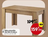 Table extensible dans le catalogue Maxi Bazar