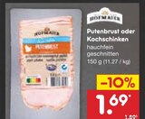 Putenbrust oder Kochschinken Angebote von Hofmaier bei Netto Marken-Discount Gifhorn für 1,69 €