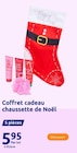 Coffret cadeau chaussette de Noël en promo chez Action Versailles à 5,95 €