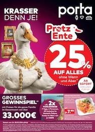 porta Möbel Prospekt für Niederzissen: "KRASSER DENN JE!", 1 Seite, 26.02.2026 - 28.02.2026