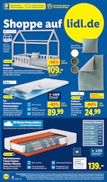 Lidl Matratzentopper im Prospekt 